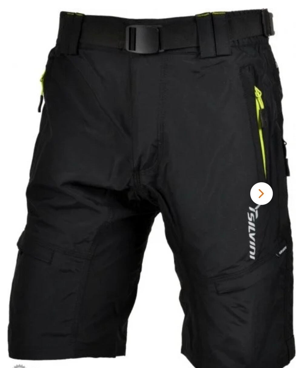 SILVINI Rango Men's Shorts Cycling Black Men's 2XL